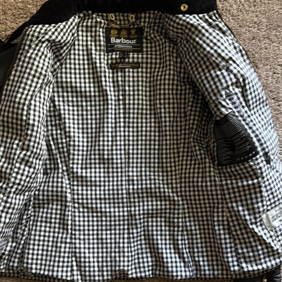 Barbour Black Utility Jacket Waxed Finish - Picture 6 of 9